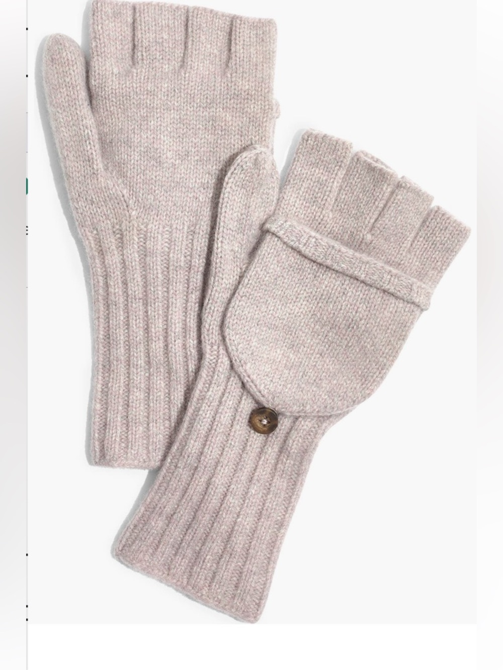 Madewell Convertible Wool Mittens/Gloves in Wisteria Dove